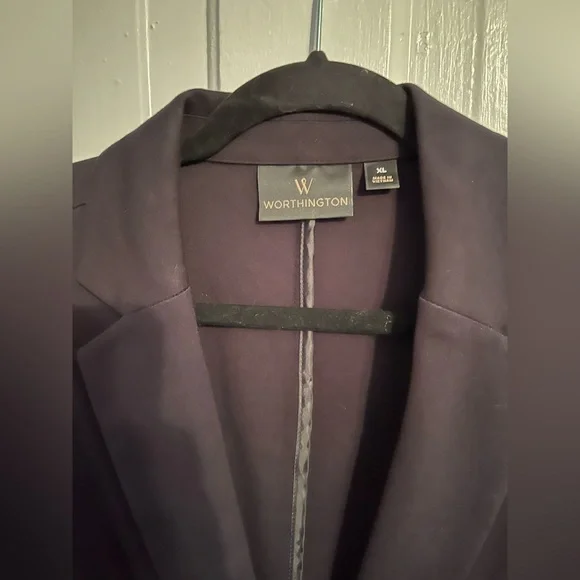 Worthington Women's Dark Blazer - Picture 2 of 2